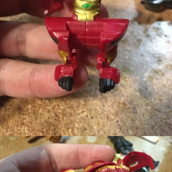 BAKUGAN TOY LOT SPINMASTER DRAGONOID INFINITY W WINGS YELLOW DRAGONOID RED PYRUS - Picture 5 of 10